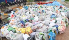 Ratusan timah ilegal diamankan Satpolairud Karimun. Foto:Humas Polda Kepri
