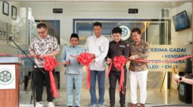 OJK Kepri meresmikan operasional PT Induk Gadai Sejahtera di Kota Batam, Jumat (8/5/2026). Foto:Istimewa