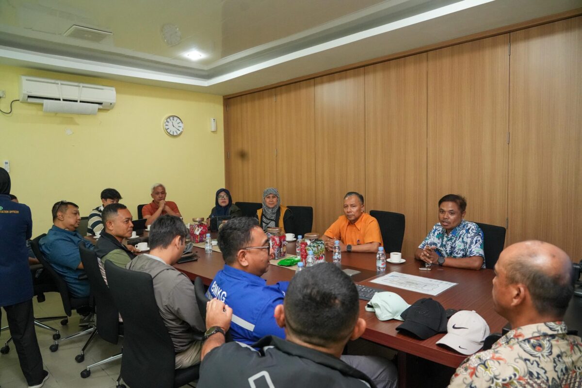 BP Batam bersama BMKG beberapa waktu lalu. Foto:Istimewa