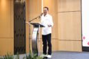 Wali Kota Batam Amsakar Achmad saat memberikan kata sambutan pada kegiatan penyampaian laporan akhir kajian optimalisasi tata kelola pengangkutan sampah di Grand Ballroom AP Premiere, Jodoh, Batuampar, Senin (18/5/2026). Matapedia6.com/Diskominfo