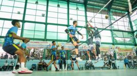 Atlet voli BP Batam dan Pgri. Foto:Istimewa