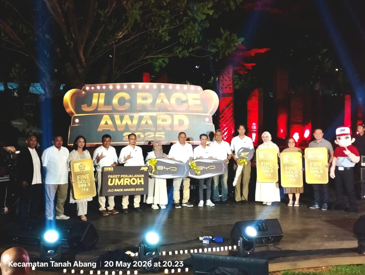 JNE kembali menegaskan dukungannya terhadap pertumbuhan pelaku usaha di Indonesia melalui gelaran JLC Race Award 2025. Foto:Istimewa