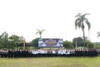 Sebanyak 676 pegawai tetap Badan Pengusahaan (BP) Batam menjalani Diklat Orientasi yang digelar di Mako Brimob Polda Kepri pada 18-20 Mei 2026. Foto:Ist
