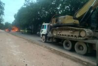 BP Batam Mulai Melakukan Mobilisasi Alat Berat untuk Perbaikan Jalan Rusak, Jumat (22/5/2026). Foto:Istimewa
