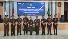 Kepala Kejaksaan Tinggi Kepulauan Riau, J. Devy Sudarso, melantik dan mengambil sumpah sejumlah pejabat Eselon IV di lingkungan Kejati Kepri, Senin (25/5/2026). Foto:Ist