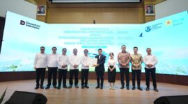 PT PLN Batam dan PT Equator Gate System (EGS) Batam memperkuat ekosistem digital di Batam melalui penandatanganan Perjanjian Jual Beli Tenaga Listrik (PJBTL) untuk pembangunan EGS AI Data Center di Nongsa, Senin (25/5/2026). Foto:Istimewa