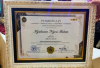 Penghargaan komisi kejaksaan Republik Indonesia untuk Kejaksaan Negeri Batam pada Senin (25/5/2026). Foto:Istimewa