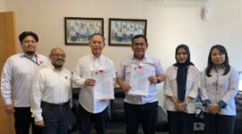 Reaktivasi layanan tersebut ditandai dengan penandatanganan Perjanjian Kerja Sama (PKS) antara RSBP Batam dan BPJS Ketenagakerjaan Cabang Batam Sekupang di Kantor BPJS Ketenagakerjaan Tiban, Senin (25/5/2026). Foto:Istimewa