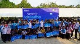 PLN Batam salurkan hewan kurban pada masyarakat, Rabu (27/5/2026). Foto:Istimewa