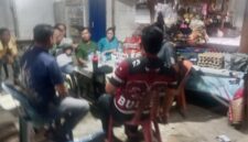 Lurah Sei Pelunggut Rasman Afandi bersama Bhabinkamtibmas dan Babinsa saat dialog bersama pedang B2, Jumat (29/5/2026). Foto:Ist