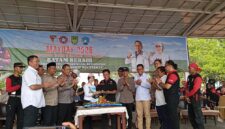 Ketua SPSI Kepri Saiful bersama pemerintah di acara May day, Jumat (1/5/2026). Foto:Rega/matapedia