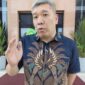 Kuasa hukum terdakwa, Andreas dari WSP Law Firm saat diwawancara wartawan di PN Batam. Foto:Ist