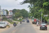 Jalan Tengku Sulung dari Cikitsu menuju bundaran SMAN 3 Kota Batam, Provinsi Kepri. Tahun ini akan dilakukan pelebaran oleh Pemko Batam, Jumat (22/5/2026).