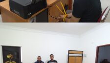 Terduga pelaku bersama barang bukti diamankan Polsek Sagulung. Foto:Rega/matapedia