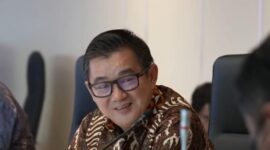 Direktur PLN Batam saat mengikuti rapat dengan  Dony Oskaria beberapa hari lalu. Foto: Istimewa