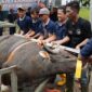 BP Batam sembelih hewan kurban pada JUmat (29/5/2026). Foto: Humas