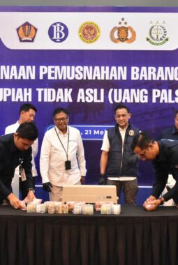 Botasupal Kepri Musnahkan 5.454 Lembar Uang Palsu, BI Perkuat Perang Lawan Rupiah Tidak Asli