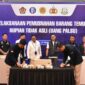 Ribuan uang palsu dimusnahkan. Foto: Istimewa