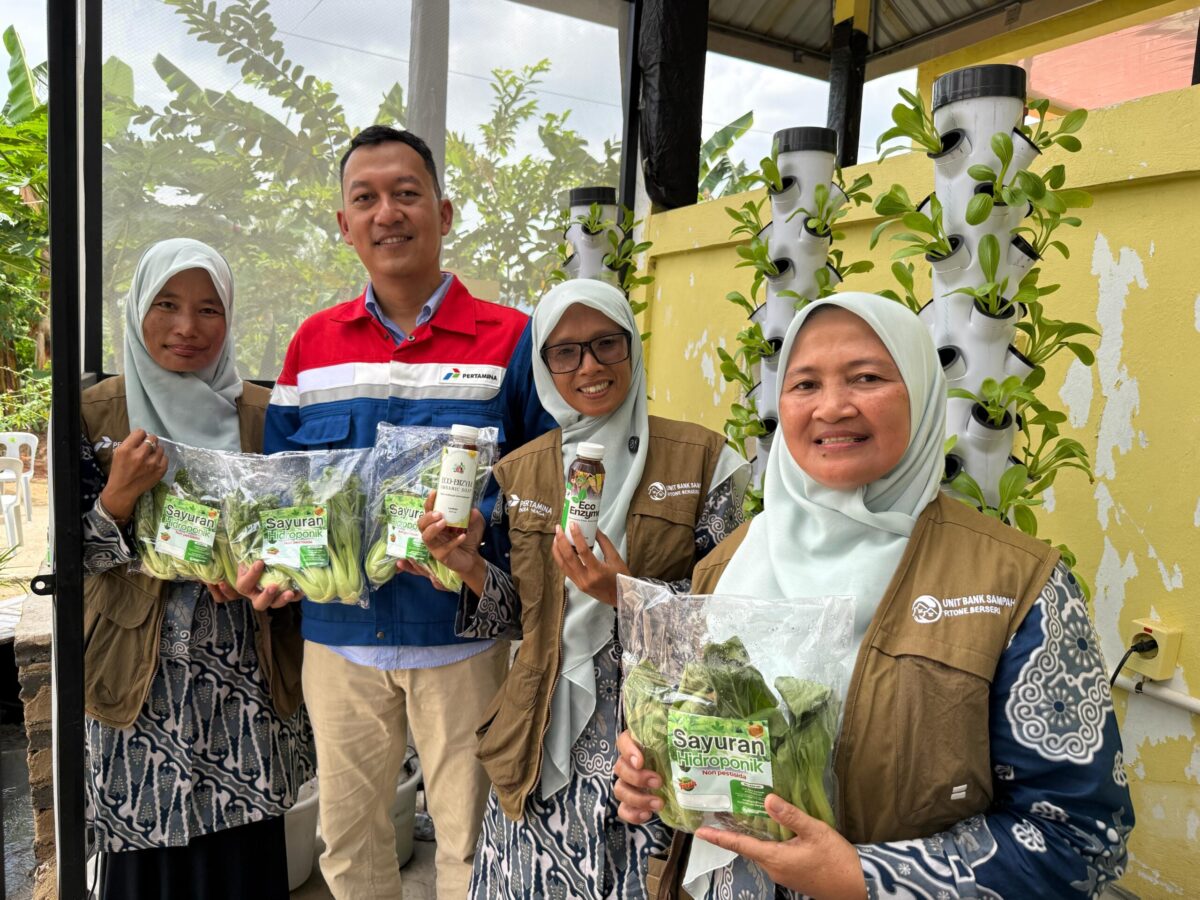 Pertamina dorong masyarakat ubah sampah Melalui Program KIMARA (Kampung Inovasi Sampah Permata Bandara). Foto:Istimewa