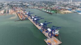 Terminal Peti Kemas (TPK) Batu Ampar mencatat lonjakan kinerja layanan direct call internasional sepanjang Januari-Mei 2026. Foto:Istimewa