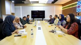 Anggota/Deputi Bidang Pelayanan Umum BP Batam, Ariastuty Sirait, ke Kementerian Komunikasi dan Digital (Komdigi). Foto:Humas BP Batam