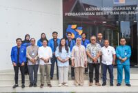 Anggota/Deputi Bidang Pelayanan Umum BP Batam, Ariastuty Sirait, menerima audiensi pengurus Pergerakan Mahasiswa Islam Indonesia (PMII) Cabang Batam, Jumat (5/6/2026). Foto:Humas BP Batam