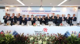 Jajaran Komisaris dan Direksi Telkom hasil keputusan RUPS Tahunan tahun buku 2025. Foto:Telkom