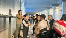 Wakil Kepala BP Batam Li Claudia Chandra saat tinjau terowongan Pelita beberapa hari lalu. Foto:Istimewa