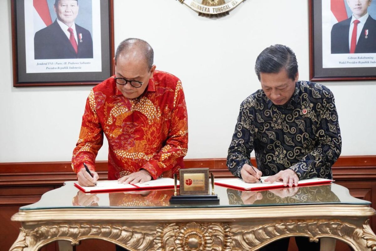 Penandatanganan Perjanjian Kerja Sama (PKS) bersama Badan Riset dan Inovasi Nasional (BRIN) terkait pemanfaatan riset dan inovasi serta kajian pembangunan Batam Science and Technology Park di Gedung B.J. Habibie, Jakarta, Kamis (18/6/2026). Foto:Humas BP