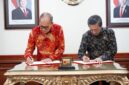 Penandatanganan Perjanjian Kerja Sama (PKS) bersama Badan Riset dan Inovasi Nasional (BRIN) terkait pemanfaatan riset dan inovasi serta kajian pembangunan Batam Science and Technology Park di Gedung B.J. Habibie, Jakarta, Kamis (18/6/2026). Foto:Humas BP