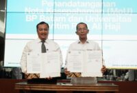 Badan Pengusahaan (BP) Batam memperkuat kolaborasi dengan Universitas Maritim Raja Ali Haji (UMRAH) melalui penandatanganan Nota Kesepahaman (MoU) di Marketing Centre BP Batam, Selasa (23/6/2026). Foto:Istimewa