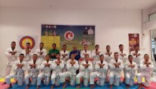 Sebanyak 20 prajurit Yonif TP 849/Beladau Sakti, Lingga, mengikuti pelatihan beladiri jujitsu di Batam. Foto:Habibi/matapedia