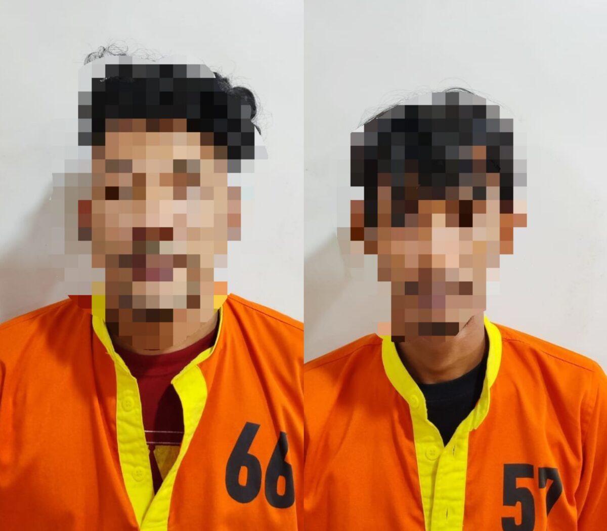 Dua tersangka diamankan di Polda Kepri. Foto:Humas Polda Kepri