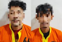 Dua tersangka diamankan di Polda Kepri. Foto:Humas Polda Kepri