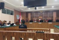 Sidang dugaan perusakan Hutan Lindung Mangrove Tanjung Gundap kembali bergulir di Pengadilan Negeri Batam, Kamis (11/6/2026). Foto:matapedia