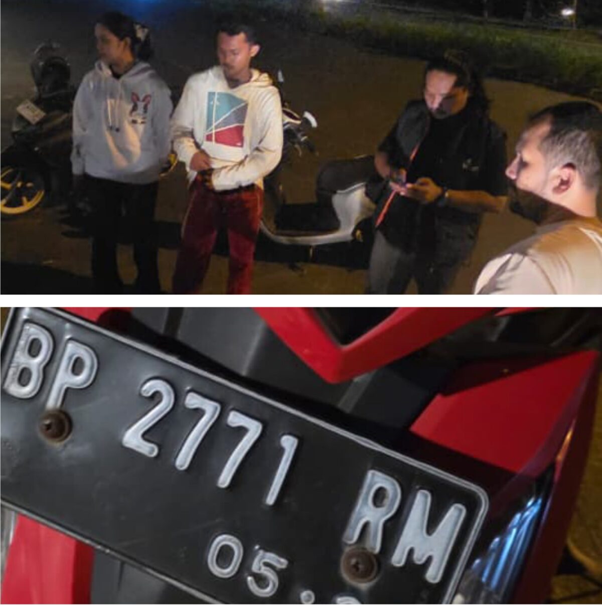 Polsek Batam kota amankan motor tak bertuan dari wilayah kaliban ke Kantor Polsek Batam Kota, Selasa (24/6/2026). Matapedia6.com/Dok Polsek
