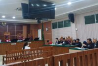 Sidang lanjutan kasus dugaan pembunuhan Dwi Putri Apriliandini, seorang calon lady companion (LC) di Batam, kembali mengungkap fakta-fakta baru di ruang sidang Pengadilan Negeri Batam, Senin (15/6/2026). Foto:Rega/matapedia