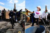 Pemerintah Kota (Pemko) Batam menggelar gotong royong massal dalam rangka memperingati Hari Lingkungan Hidup Sedunia Tingkat Kota Batam 2026 di SMK Negeri 11 Batam, Kavling Bukit Melati, Kelurahan Sei Pelunggut, Kecamatan Sagulung, Jumat (19/6/2026). Foto: Diskominfo 