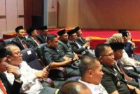Anggota DPRD Batam Muhammad Syafei menghadiri Paripurna DPRD Kepri penyampaian LHP BPK RI. Foto:Dok. DPRD Kota Batam