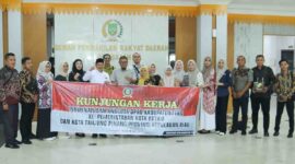 DPRD Kota Batam menerima kunjungan kerja DPRD Kabupaten Tebo, Provinsi Jambi, Selasa (14/7/2026). Foto:DPRD Batam