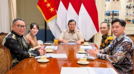 Presiden RI Prabowo Subianto menerima jajaran pimpinan BP Batam di kediaman pribadinya di Jalan Kertanegara, Jakarta, Minggu (5/7/2026). Foto:Humas BP Batam