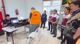 Tersangka saat dilimpahkan ke Kejari Jaksel beberapa hari lalu. Foto:OJK Kepri