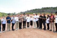Kepala BP Batam Amsakar Achmad dan Wakil Kepala BP Batam Li Claudia Chandra sera Kapolreta Barelang. Foto:Ist