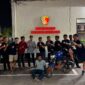 Terduga pelaku saat diamankan tim gabungan reserse Polresta Barelang. Foto:Humas Polresta Barelang