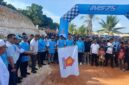 Ribuan warga memadati Pulau Kasu, Kota Batam, Sabtu (18/7/2026), mengikuti jalan santai yang menjadi rangkaian Pesta Anak Pulau atau Kasu Cup 2026. Foto:Amir/matapedia.