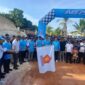 Ribuan warga memadati Pulau Kasu, Kota Batam, Sabtu (18/7/2026), mengikuti jalan santai yang menjadi rangkaian Pesta Anak Pulau atau Kasu Cup 2026. Foto:Amir/matapedia.
