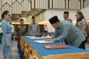 Wakil Kepala BP Batam Li Claudia Chandra saat melantik pejabat. Foto:Istimewa