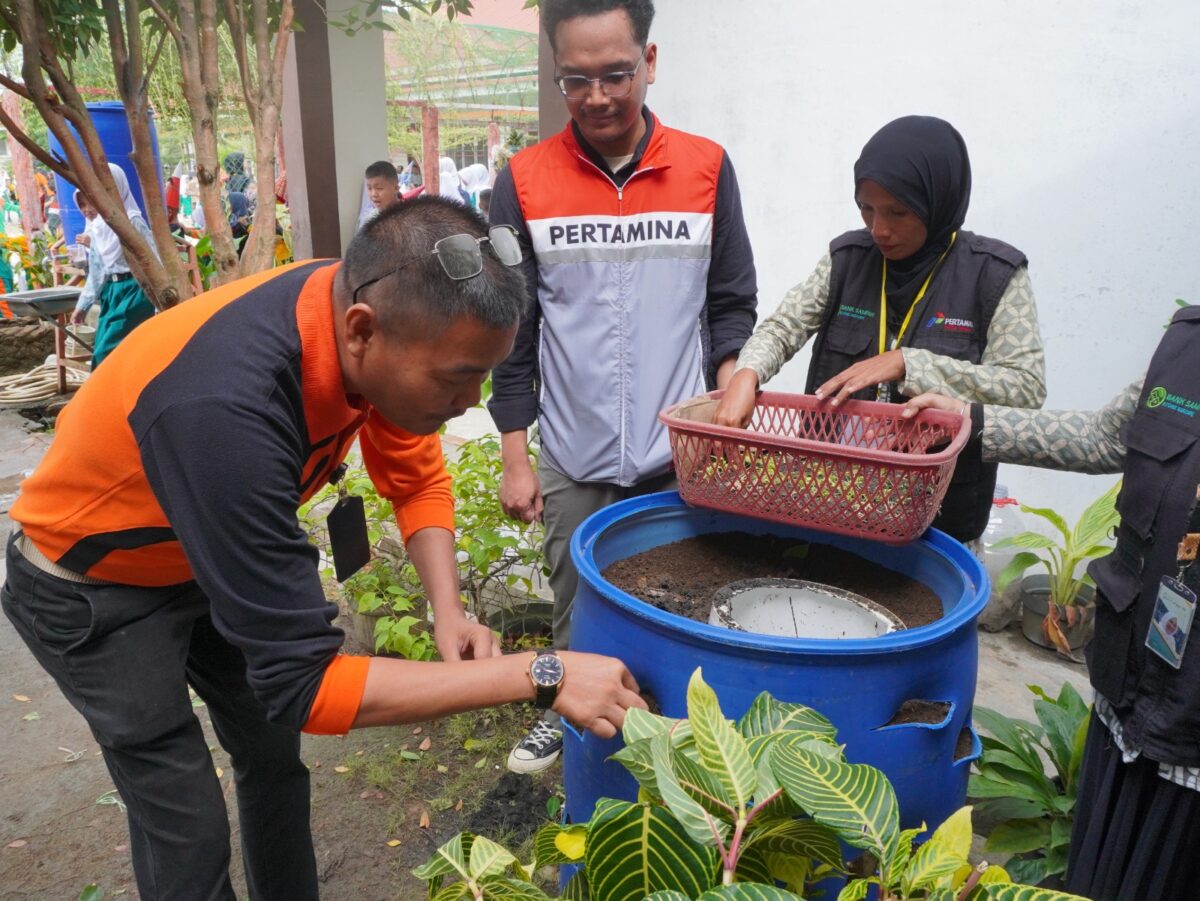Pertamina Patra Niaga Regional Sumbagut memanfaatkan peringatan Hari Anak Nasional 2026 untuk menanamkan kepedulian terhadap lingkungan kepada anak-anak. Foto:Istimewa