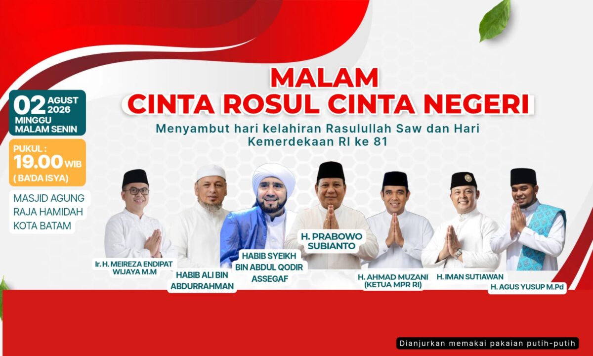 Malam cinta rosul di Batam. Foto:Istimewa