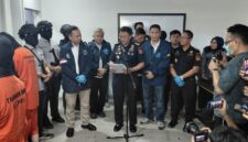 Badan Narkotika Nasional (BNN) RI bersama Direktorat Jenderal Bea dan Cukai membongkar jaringan penyelundupan narkotika internasional di Batam, Kepulauan Riau, Jumat (31/7/2026). Foto:Elin/matapedia
